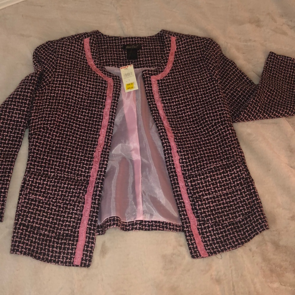 Brown pink business jacket